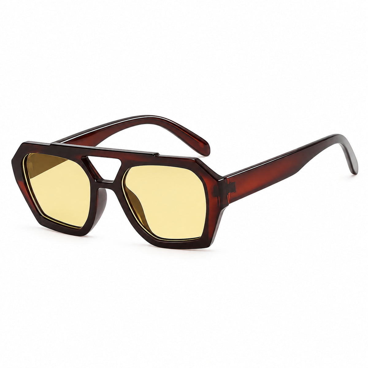 Retro Oversized Square Sunglasses UV400 Fashion Shades Men and Women