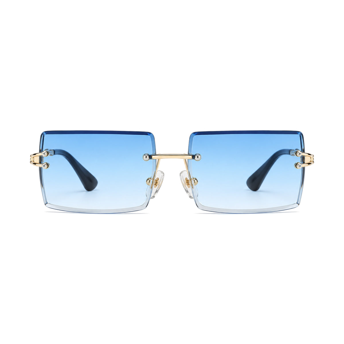 Loft Metal Rimless Rectangle Sunglasses - photo 5
