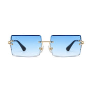 Loft Metal Rimless Rectangle Sunglasses - photo 5