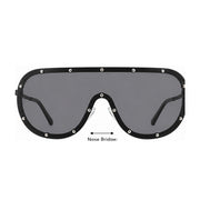 Soundcheck Oversized Rimless Shield Sunglasses - photo 5