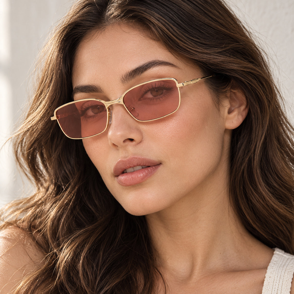 Backstage Metal Cat Eye Sunglasses