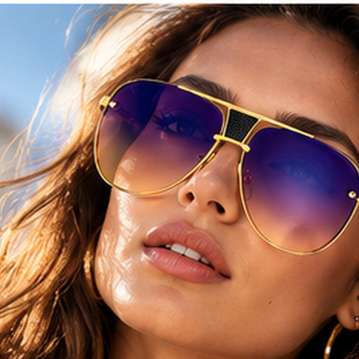 Late Train Aviator Sunglasses