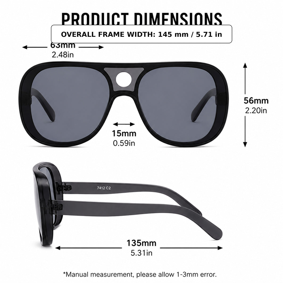 Limelight Oversized Aviator Sunglasses - photo 6