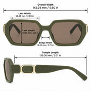 Skyline Rectangle Sunglasses - photo 6