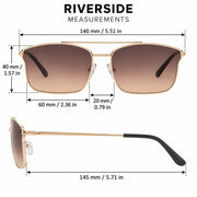 Riverside Metal Square Sunglasses - photo 7