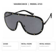 Soundcheck Oversized Rimless Shield Sunglasses - photo 7