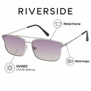Riverside Metal Square Sunglasses - photo 6