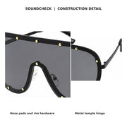 Soundcheck Oversized Rimless Shield Sunglasses - photo 9