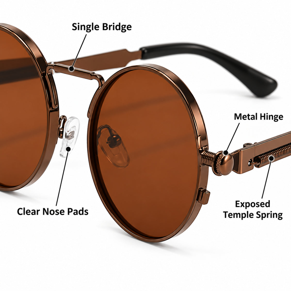 Bodega Metal Round Sunglasses - photo 8
