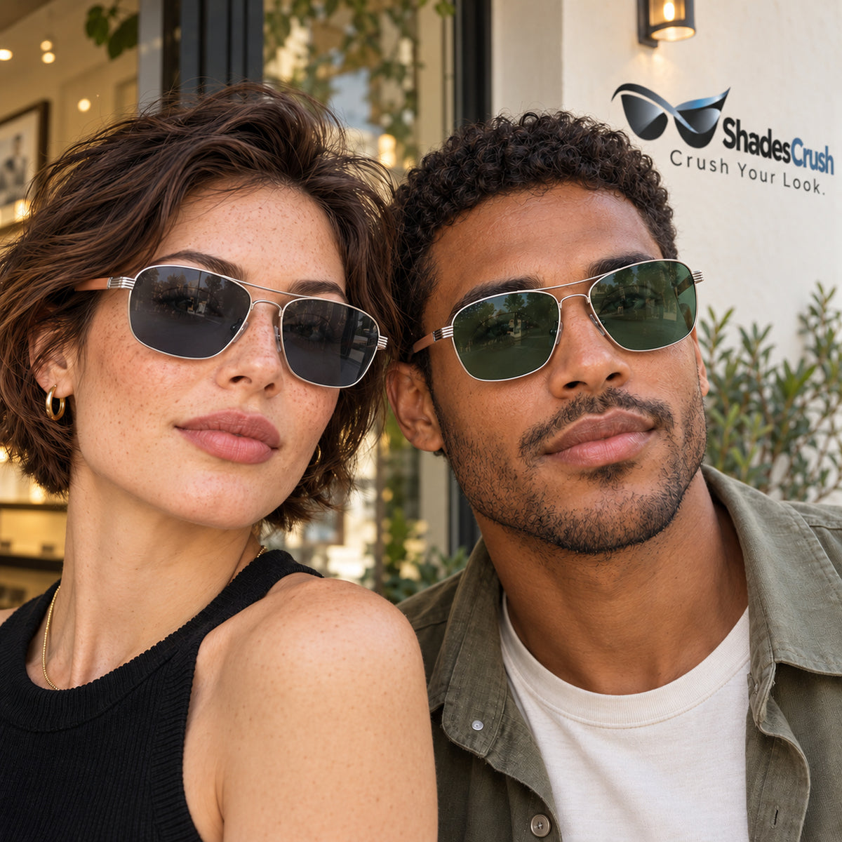 Afterhours Metal Aviator Sunglasses