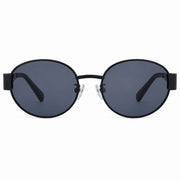 Laureate Polarized Metal Oval Sunglasses - photo 3