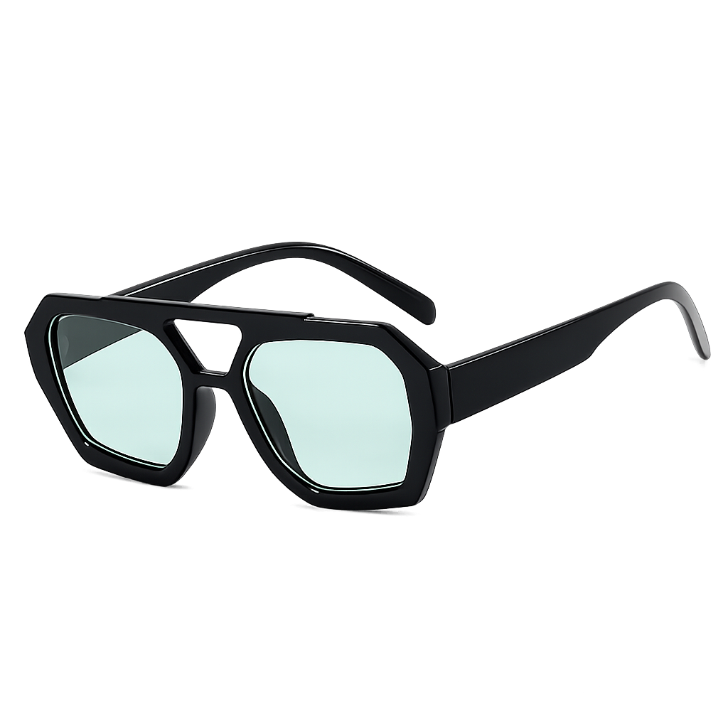 Retro Oversized Square Sunglasses UV400 Fashion Shades Men and Women