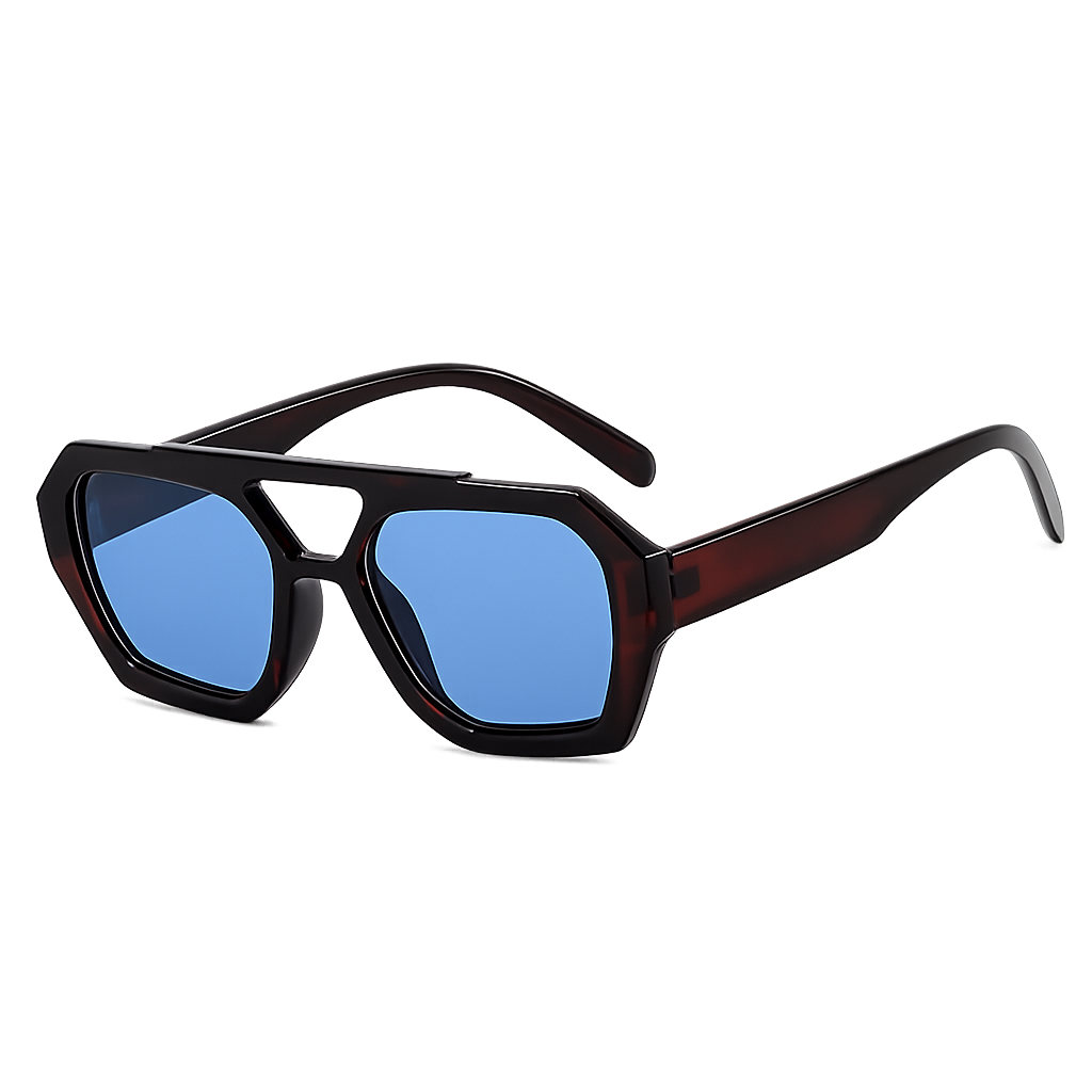 Retro Oversized Square Sunglasses UV400 Fashion Shades Men and Women