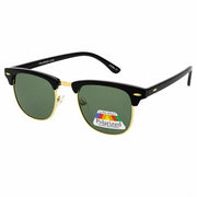 Crosstown Polarized Sunglasses in Black-Gold & Green