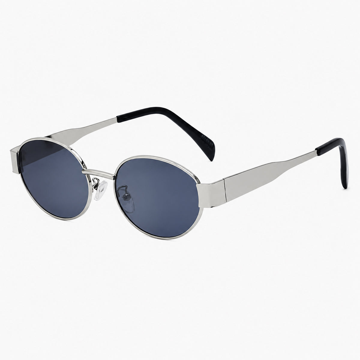 Sunglasses Polarized Oval Unisex Metal Frame UV400 Retro Style