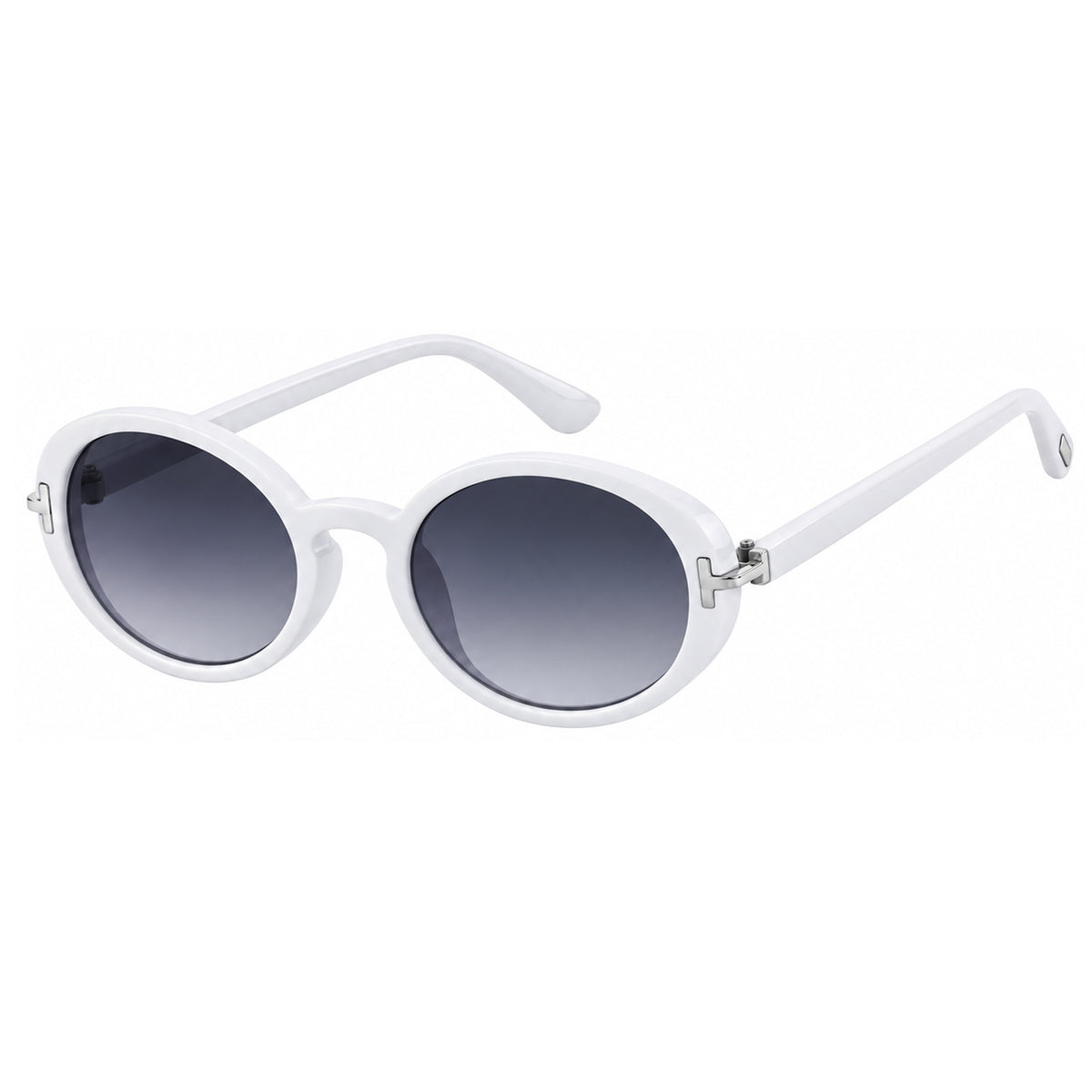 Boulevard Metal Cat Eye Sunglasses in C7