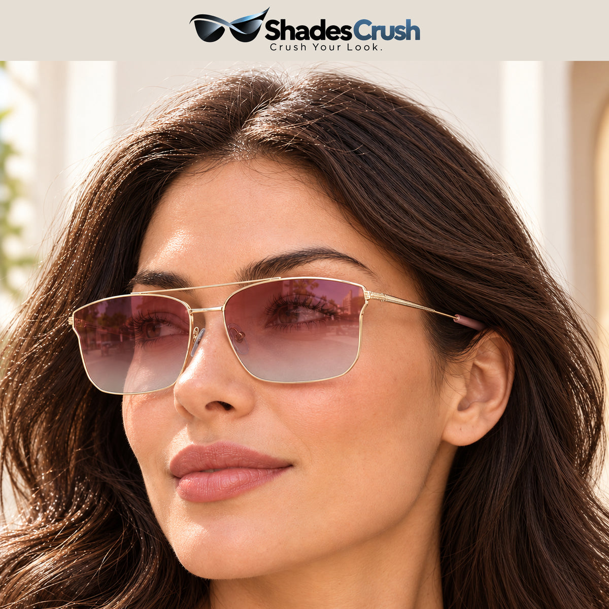 Riverside Metal Square Sunglasses - photo 2